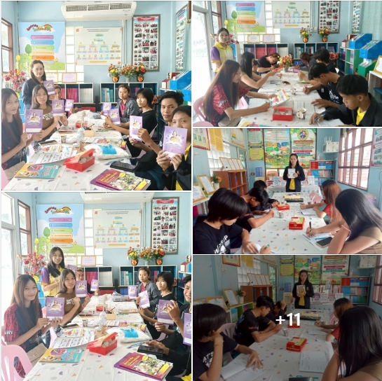 จัดกิจกรรมโครงการส่งเสริมการอ่านเพื่อการเรียนรู้ ณ ศกร.ระดับตำบลสมสะอาด