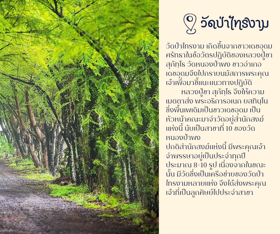 แหล่งเรียนรู้วัดป่าไทรงาม